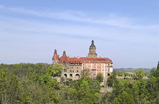 Castillo de Książ en la Baja Silesia