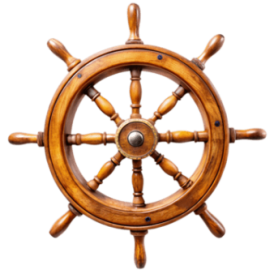 Timón de barco — goletas y cruceros Discoverviajes.es